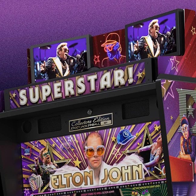 1_-_SUPERSTAR_Topper_copy Elton John Collector’s Edition Pinball for Sale | Fast Worldwide Delivery - Image 5