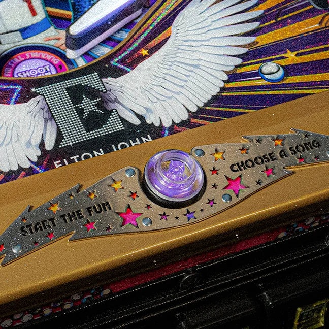 5_-_Laser-Cut_Action_Button_Plate_copy Elton John Collector’s Edition Pinball for Sale | Fast Worldwide Delivery - Image 3