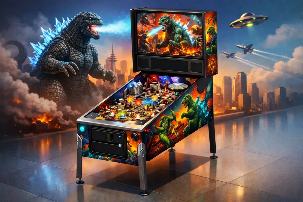 Godzilla Premium Pinball Machine for Sale