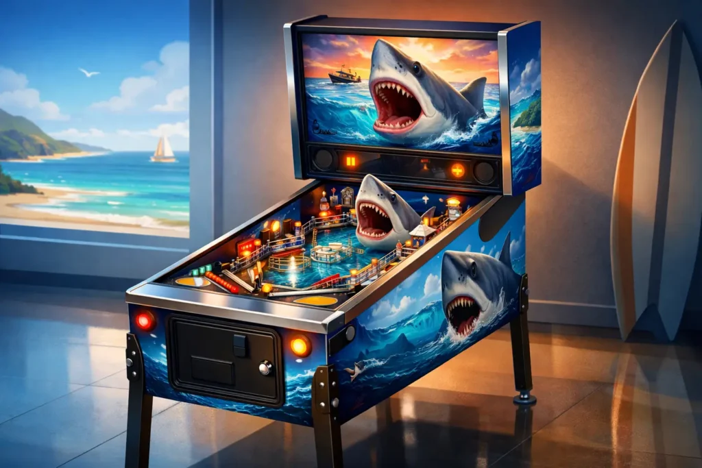 Jaws Premium Pinball Machine for Sale
