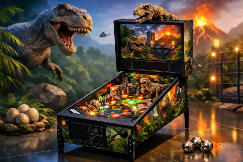 Jurassic Park Premium Pinball Machine for Sale
